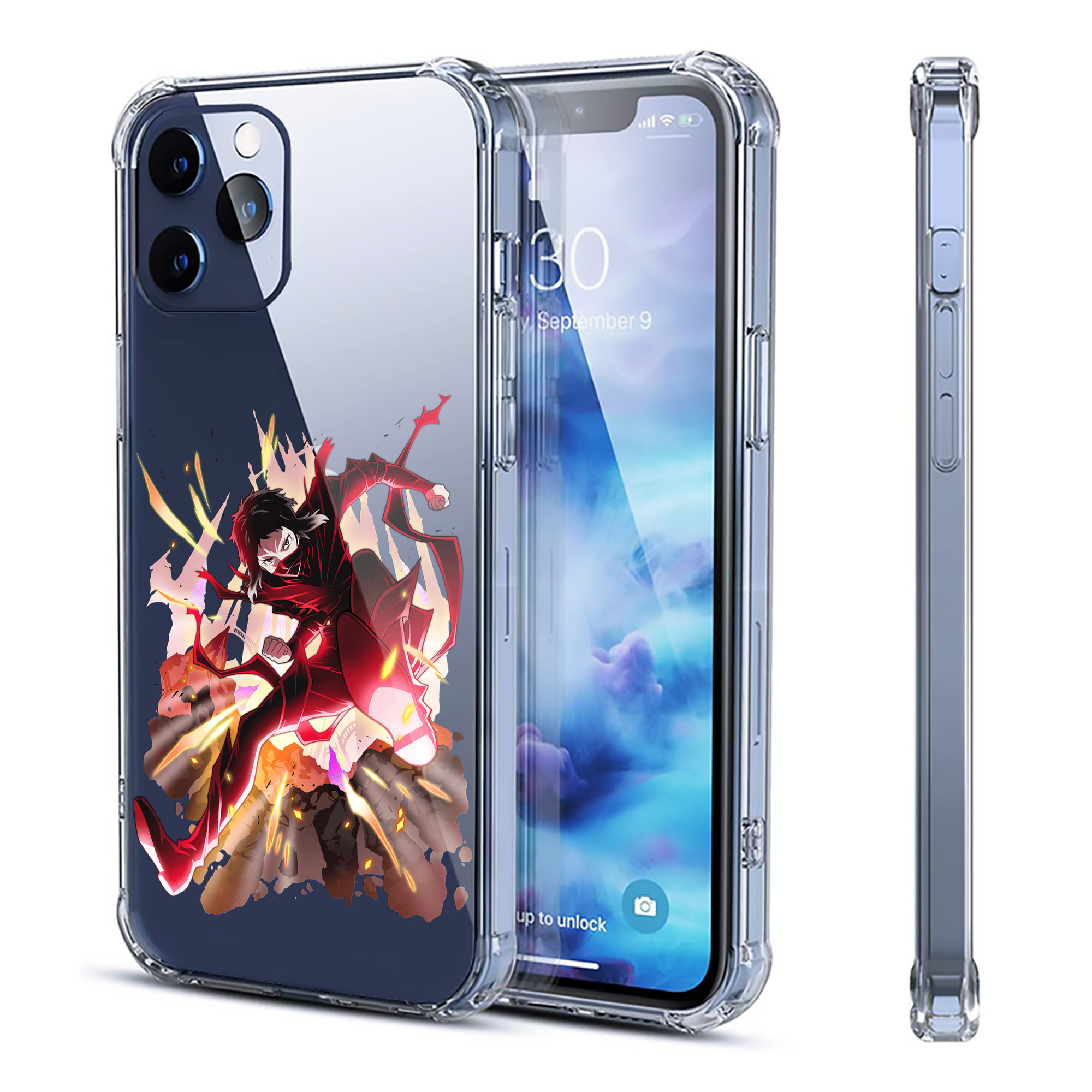 （画像用） 文豪ストレイドッグス Bungo Stray Dogs 【iPhone 12シリーズ対応】透明スマホケース（クリアソフトケース）